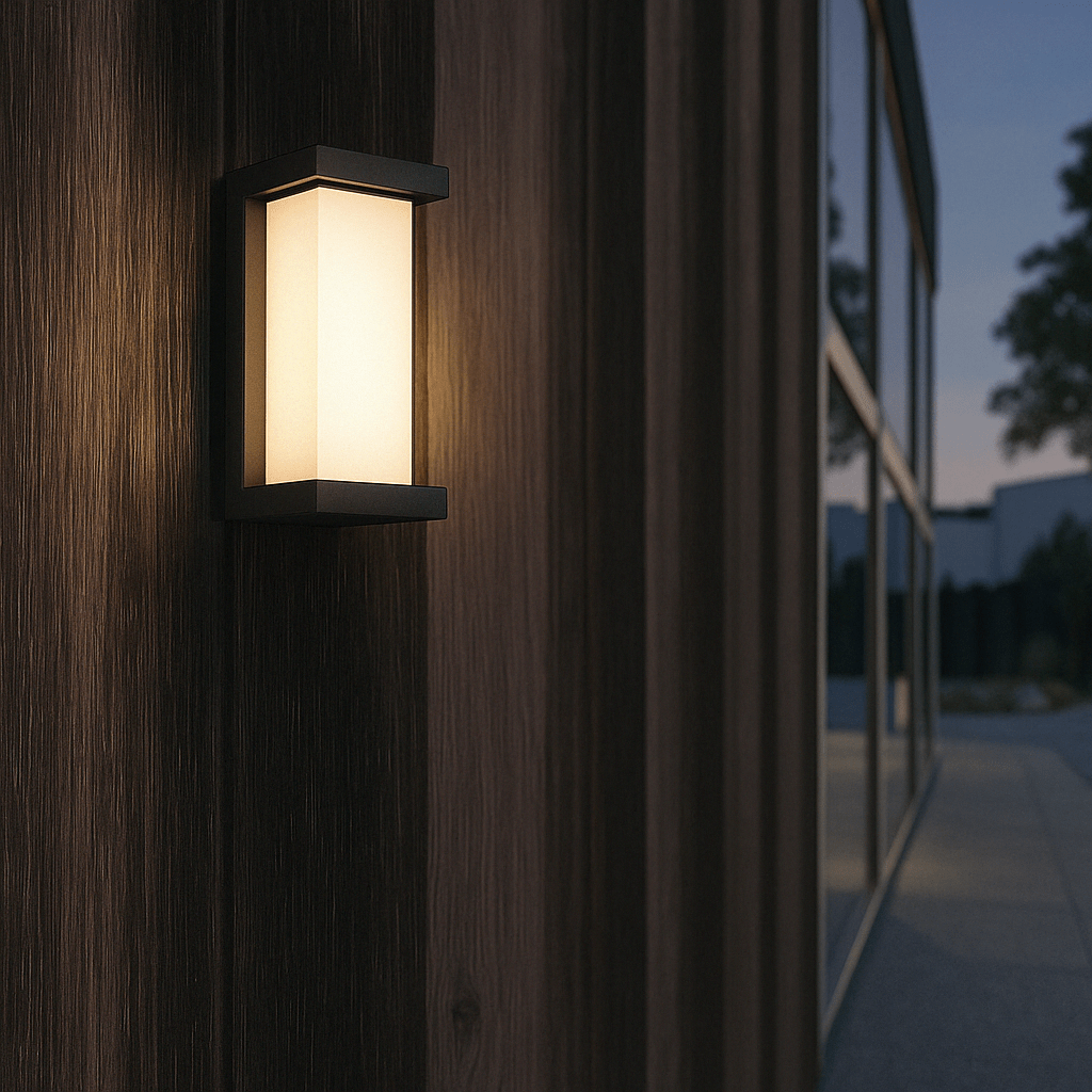 BowLift | LED Outdoor Wall Light | Waterproof, PIR Motion Sensor for Balconies, Porches & Gardens