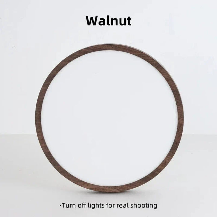 BowLift | LED Ceiling Light | Ultrathin Wood Grain Design, Dustproof & Dimmable for Modern Interiors