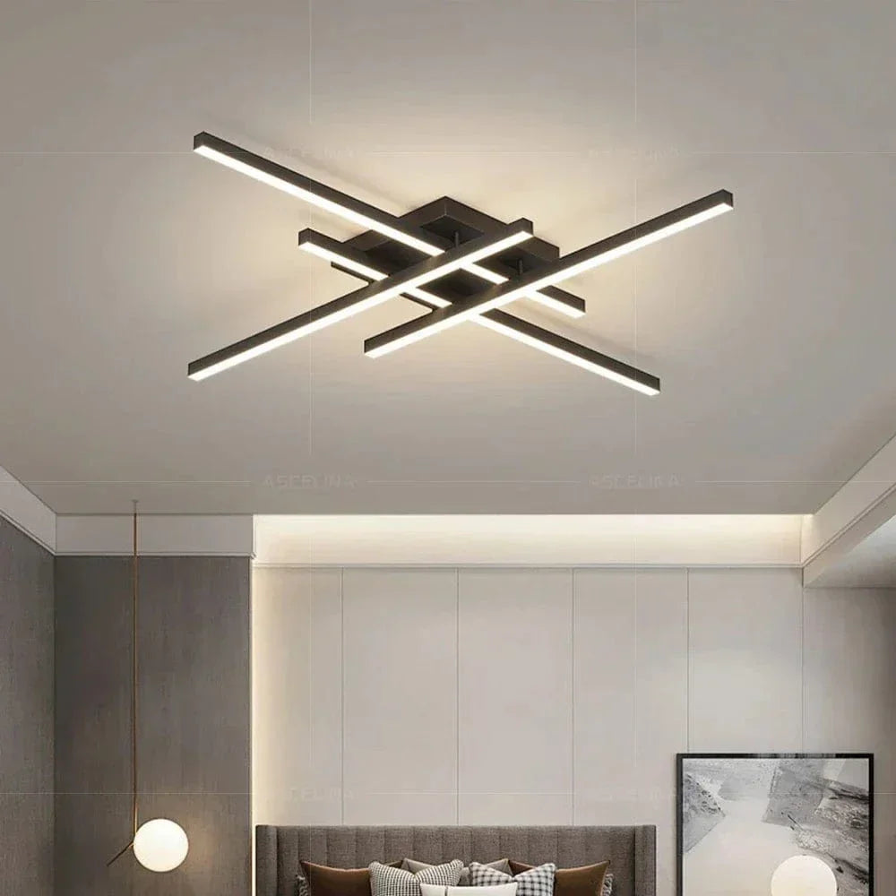 BowLift | Modern LED Ceiling Light | Energy Efficient, Soft Illumination & Available in 30/40/50cm for Bedroom and Living Room