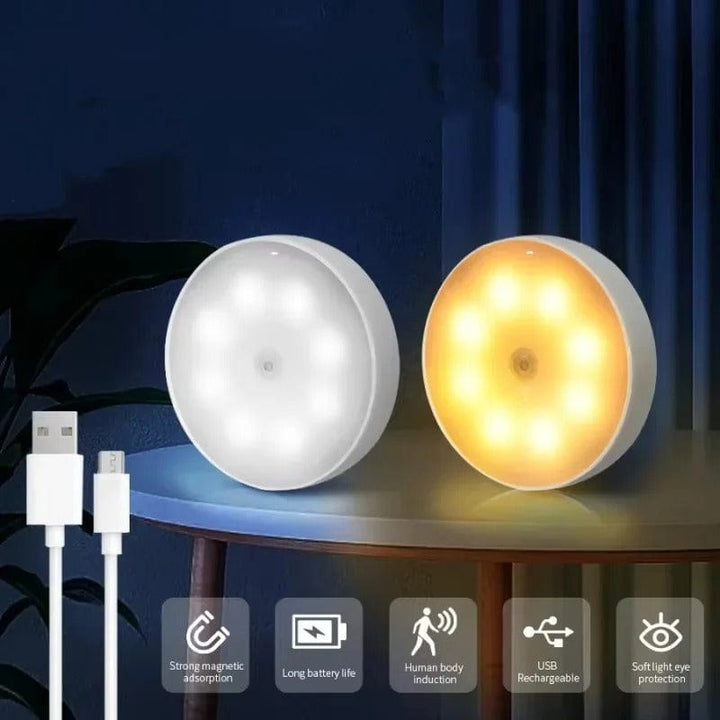 BowLift | Rechargeable Motion Sensor LED Light | Energy-Saving, USB Rechargeable & Ideal for Hallways, Stairs, Wardrobes & Cupboards
