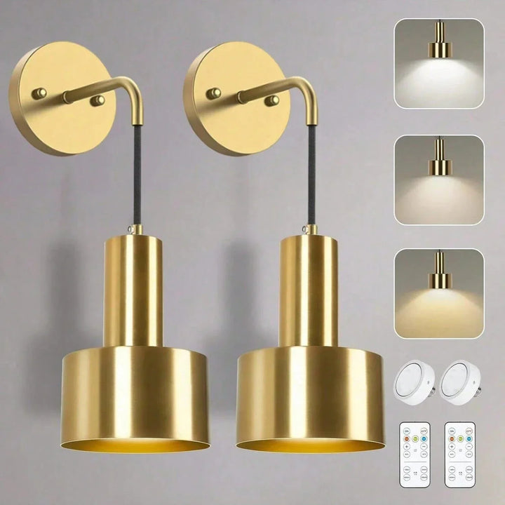BowLift | Wireless Rechargeable Wall Lamp | Remote Control, Adjustable Brightness & Color Temperature for Bedrooms and Foyers