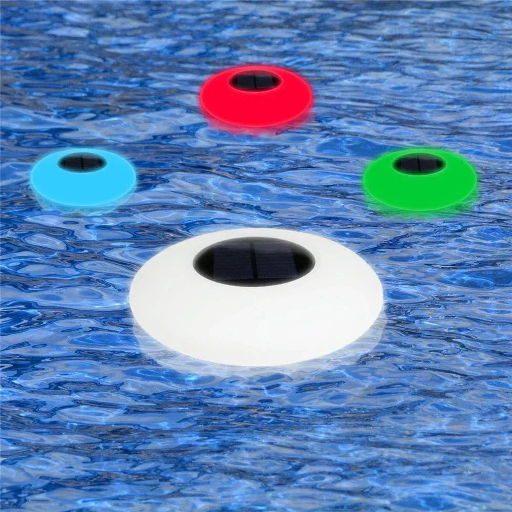 BowLift | Solar Floating LED Pool Lights – Colour Changing Waterproof Inflatable Garden Lights
