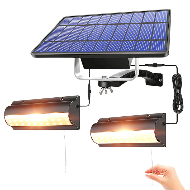 BowLift | Solar Powered Outdoor Modern LED Wall Light