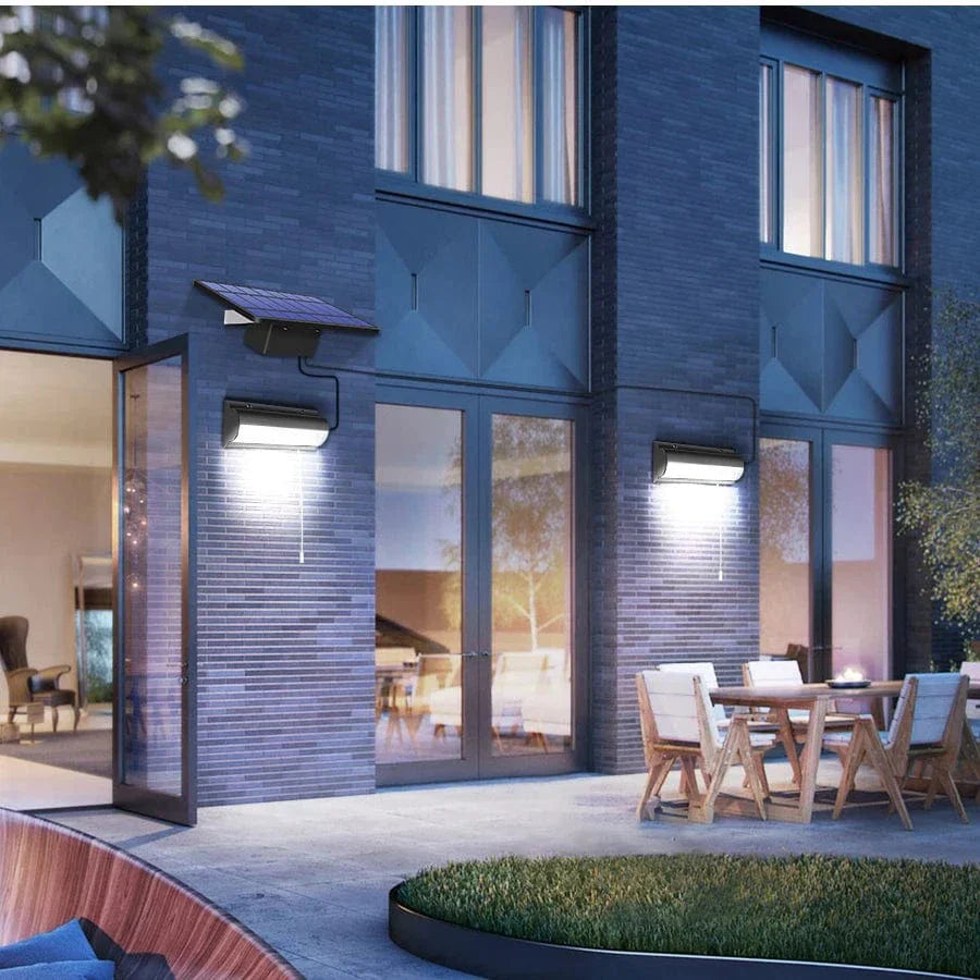 BowLift | Solar Pendant Outdoor Light | Dual or Single Head, IP65 Waterproof & Solar-Powered for Patios, Barns, and Indoor Use