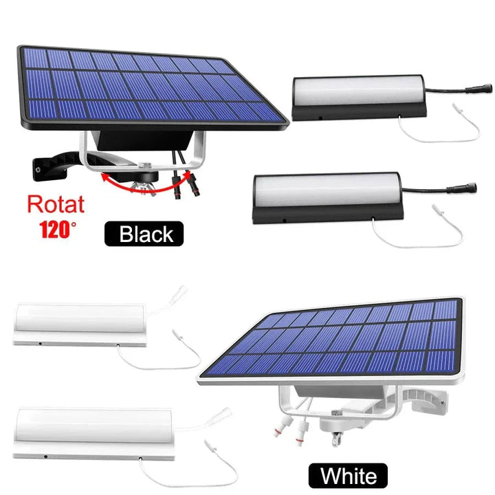 BowLift | Solar Pendant Outdoor Light | Dual or Single Head, IP65 Waterproof & Solar-Powered for Patios, Barns, and Indoor Use