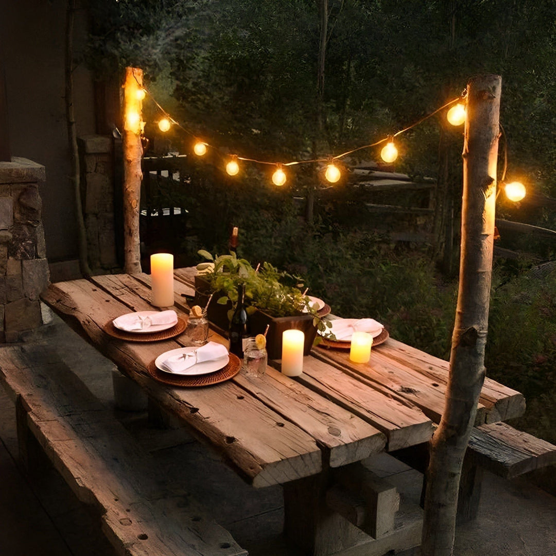 FairyFlicker String Lights - Luxurious Patio Lighting with Waterproof Protection | Bowlift