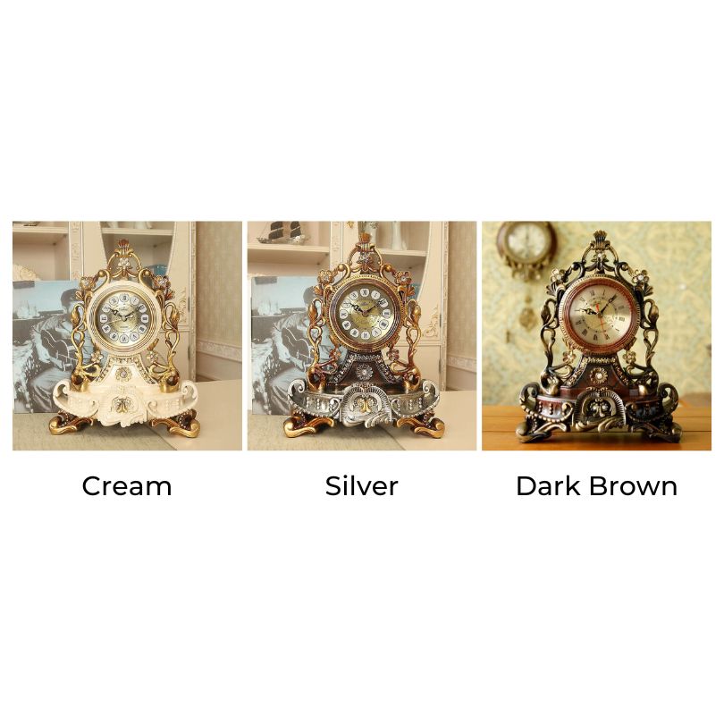 VintageTime Retro Table Clock | Bowlift