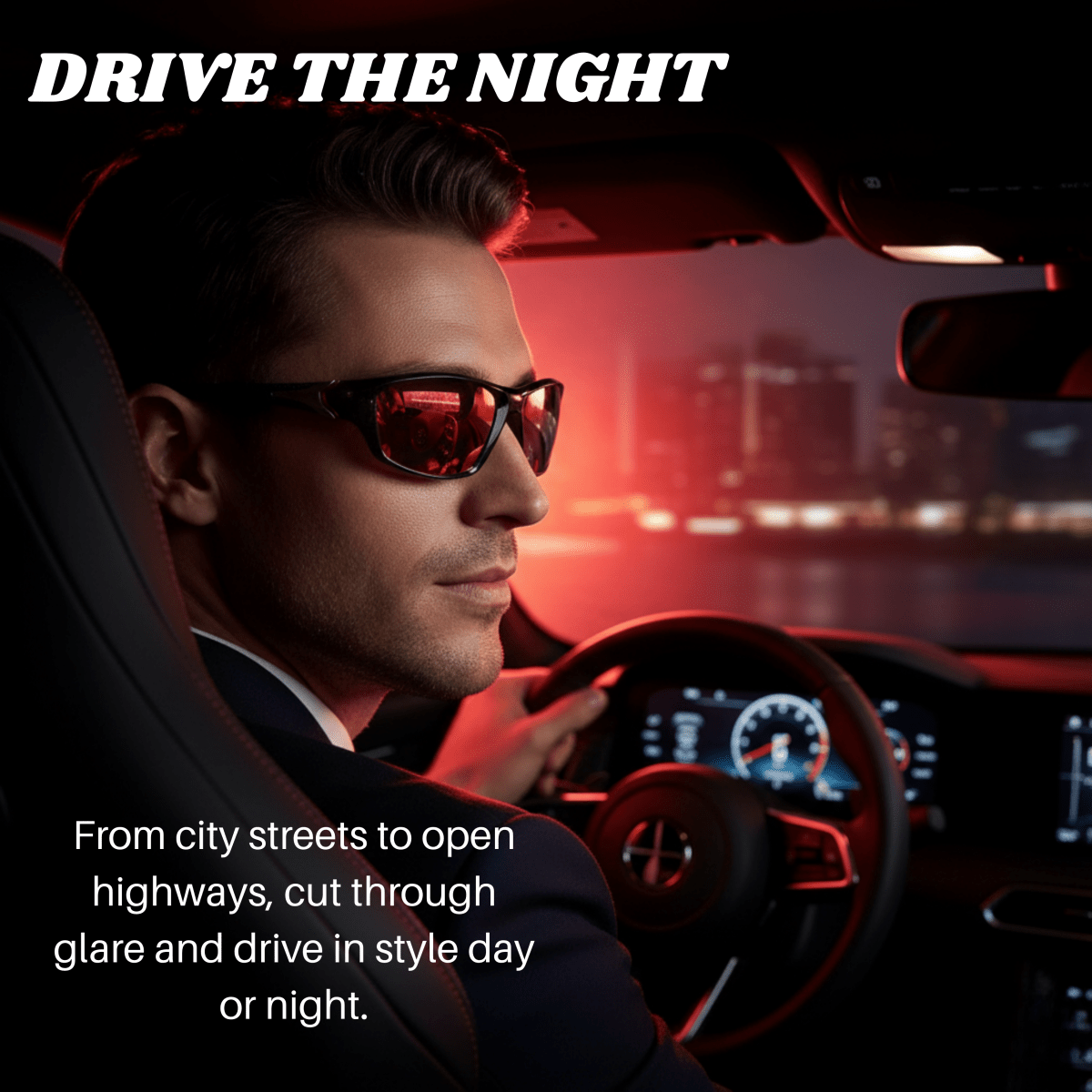 BowLift | VISIONEDGE – Polarized Sunglasses with UV400 Protection & Rubberized Grips