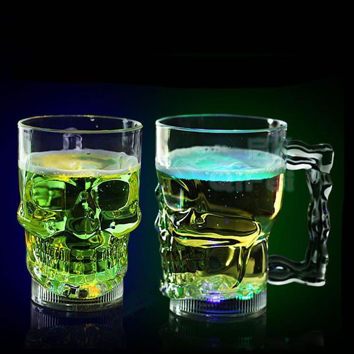 BowLift | Lively Skull Glass - LED Glass Cup