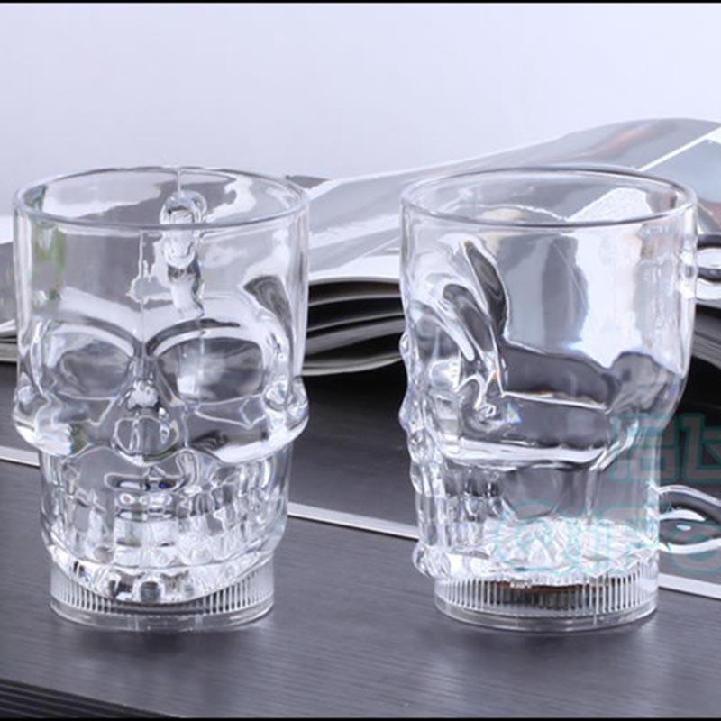 BowLift | Lively Skull Glass - LED Glass Cup