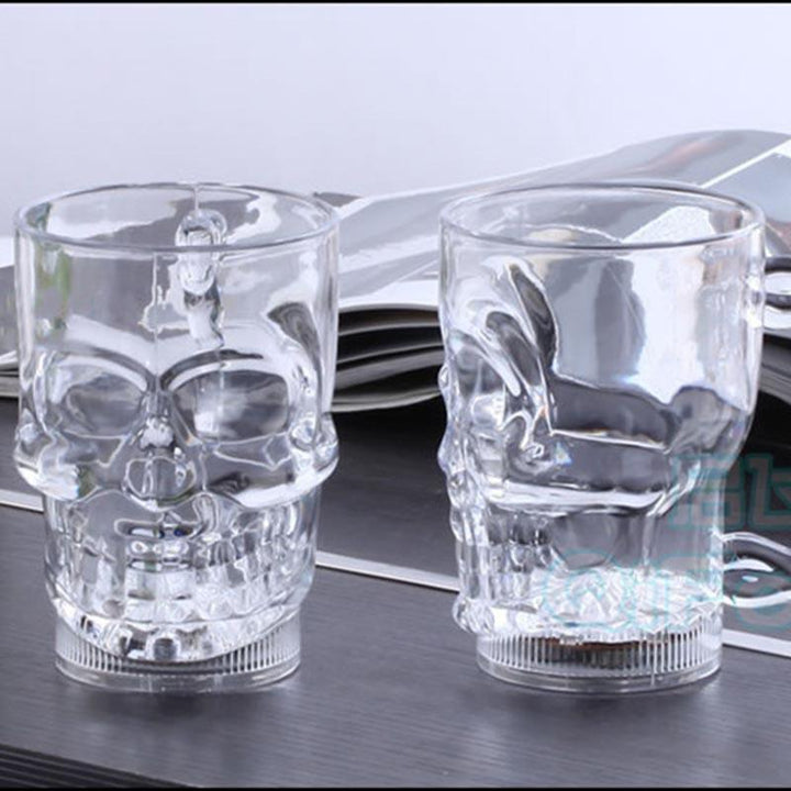 BowLift | Lively Skull Glass - LED Glass Cup