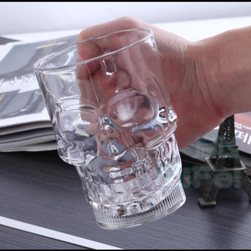 BowLift | Lively Skull Glass - LED Glass Cup
