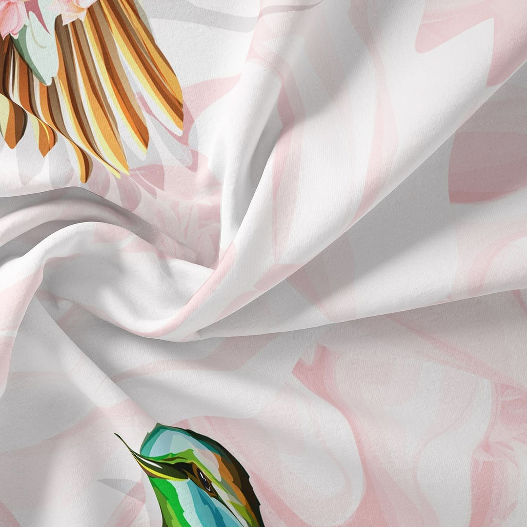 BowLift | Luxury Cotton Floral and Bird Duvet Cover Set