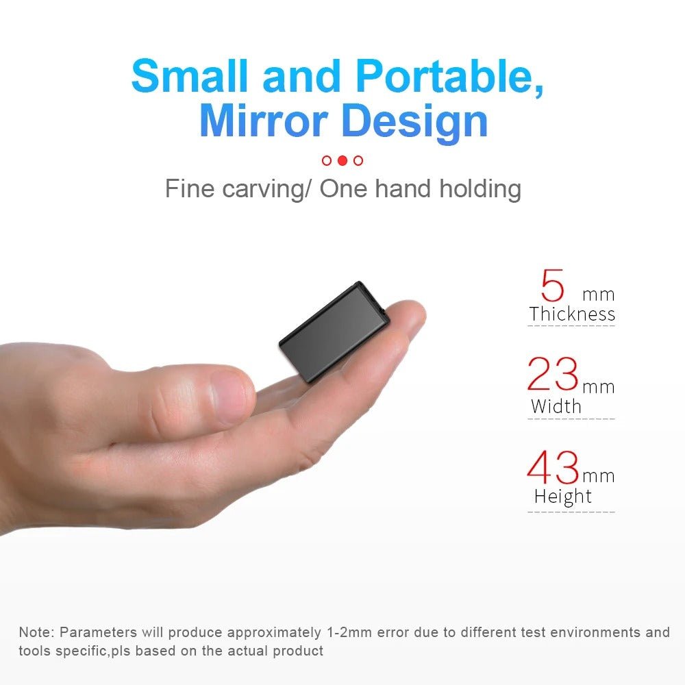 BowLift | Compact Voice-Activated Digital Audio Recorder