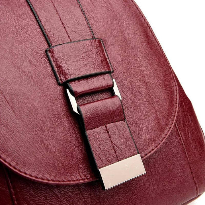 Premium Water-Resistant Leather Backpack for Women | Bowlift