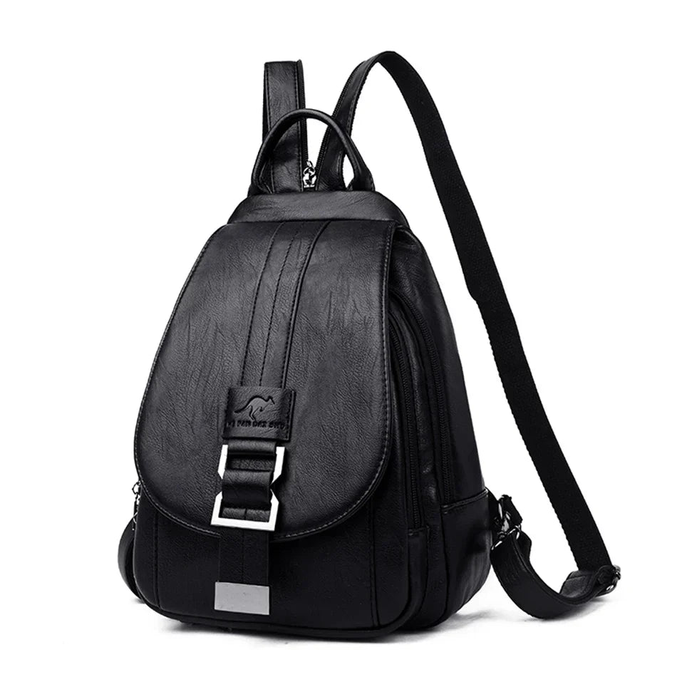 Premium Water-Resistant Leather Backpack for Women | Bowlift