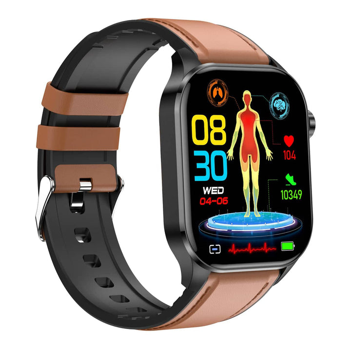 BowLift | Smartwatch for Health & Fitness – EKG, Blood Pressure, Heart Rate Measurement – Compatible with iOS & Android