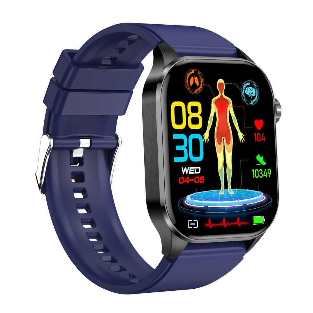 BowLift | Smartwatch for Health & Fitness – EKG, Blood Pressure, Heart Rate Measurement – Compatible with iOS & Android