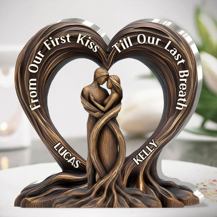 BowLift | TreeHeart Plaque | Acrylic Plaque in Custom Shape Personalized Heart of the Trees