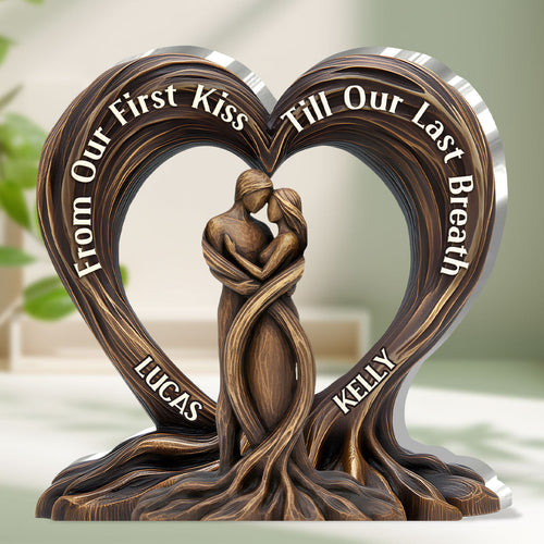 BowLift | TreeHeart Plaque | Acrylic Plaque in Custom Shape Personalized Heart of the Trees