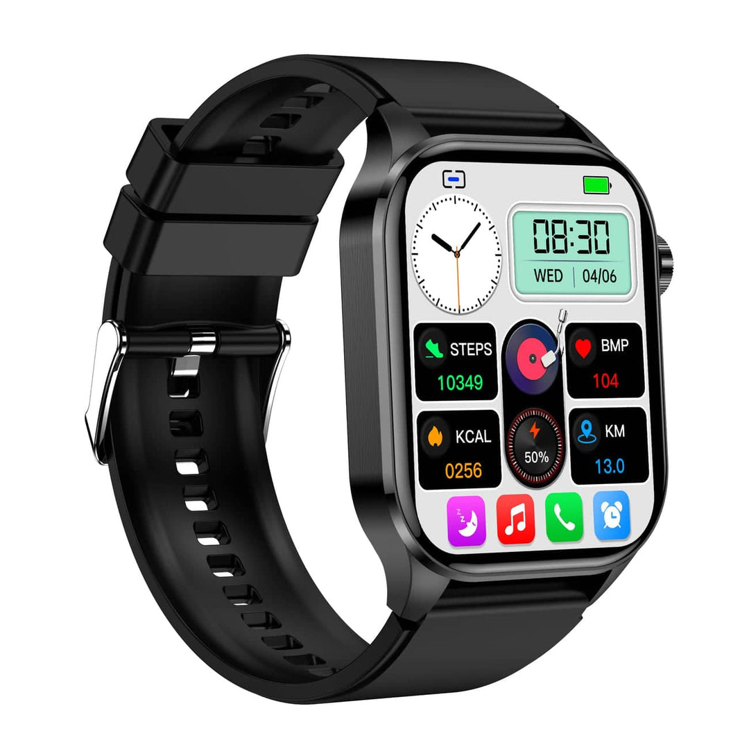 BowLift | Smartwatch for Health & Fitness – EKG, Blood Pressure, Heart Rate Measurement – Compatible with iOS & Android