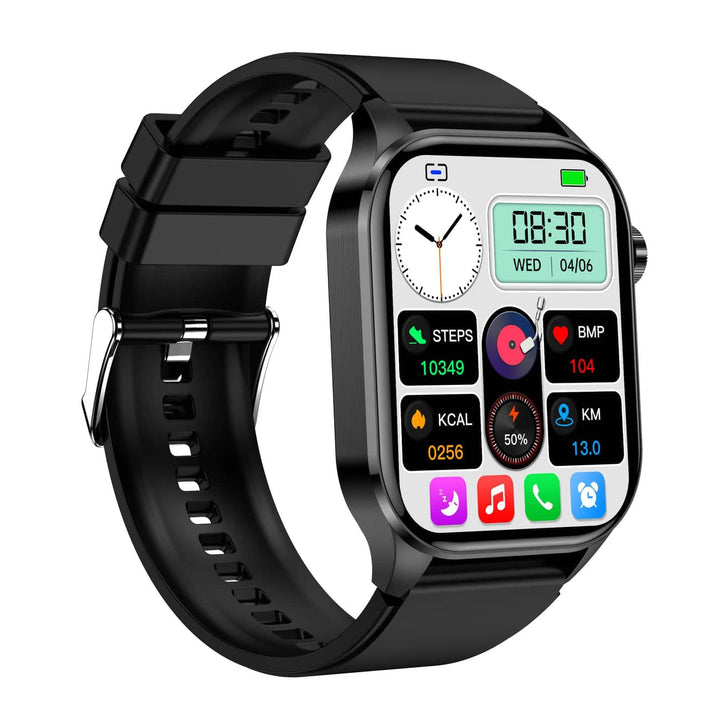 BowLift | Smartwatch for Health & Fitness – EKG, Blood Pressure, Heart Rate Measurement – Compatible with iOS & Android