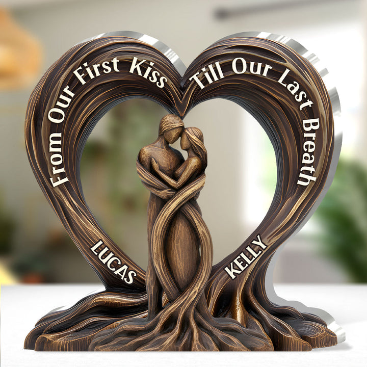 BowLift | TreeHeart Plaque | Acrylic Plaque in Custom Shape Personalized Heart of the Trees