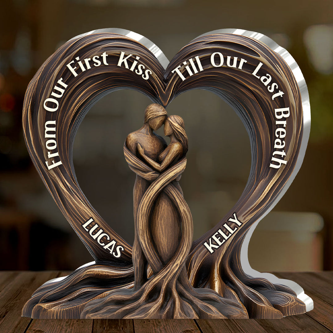 BowLift | TreeHeart Plaque | Acrylic Plaque in Custom Shape Personalized Heart of the Trees