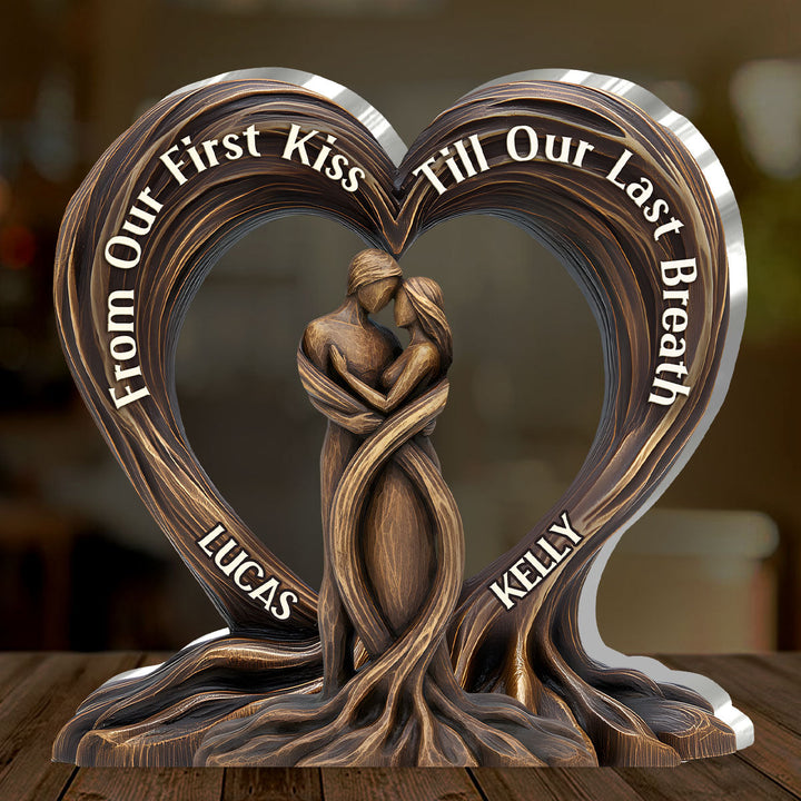 BowLift | TreeHeart Plaque | Acrylic Plaque in Custom Shape Personalized Heart of the Trees