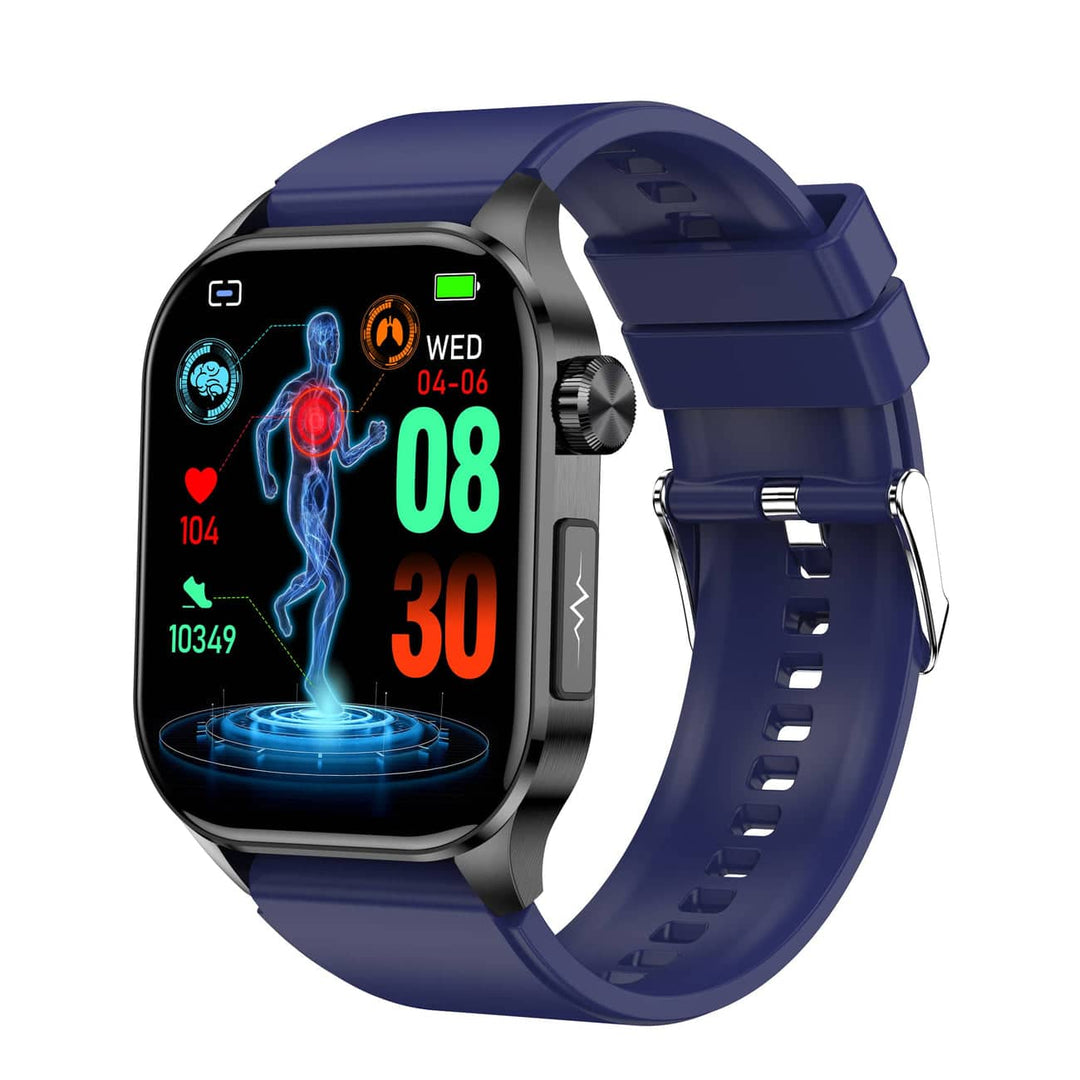 BowLift | Smartwatch for Health & Fitness – EKG, Blood Pressure, Heart Rate Measurement – Compatible with iOS & Android