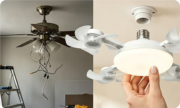 BowLift | Remote Control Ceiling Fan Light