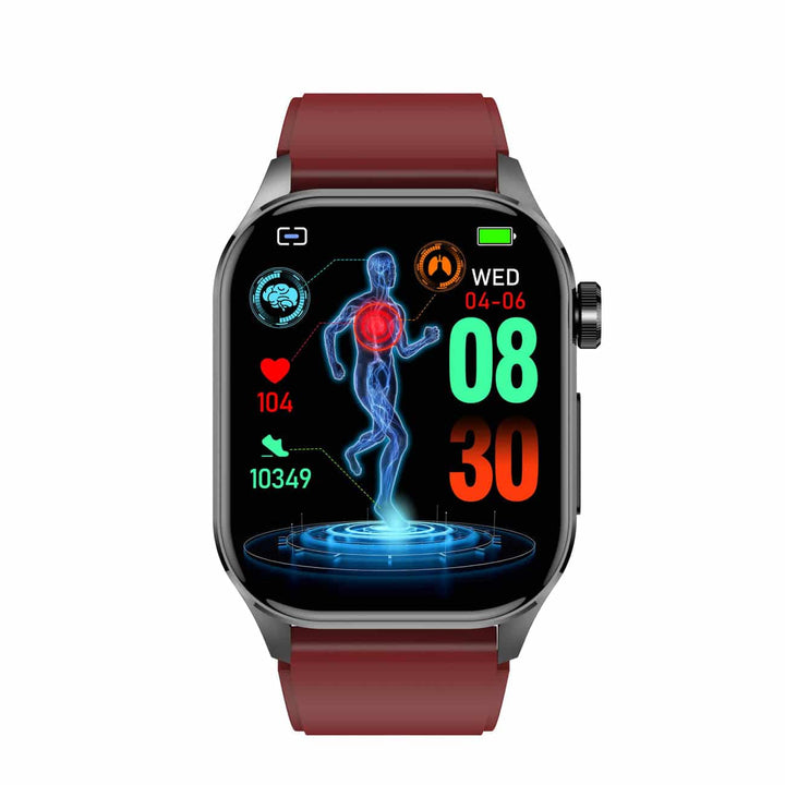BowLift | Smartwatch for Health & Fitness – EKG, Blood Pressure, Heart Rate Measurement – Compatible with iOS & Android