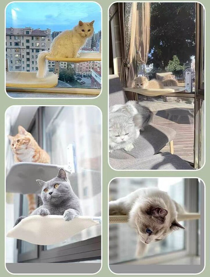 Wall-Mounted Hammock for Pets - SkyNap Bowlift