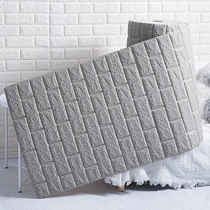 BowLift | WALLFORM – 3D Foam Brick Pattern Wallpaper