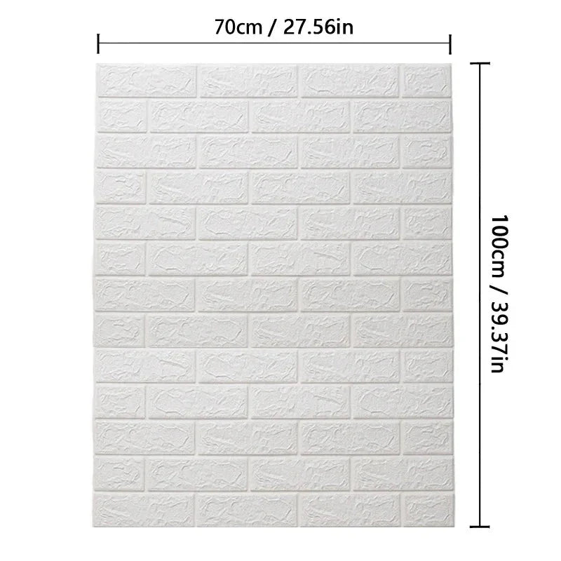 BowLift | WALLFORM – 3D Foam Brick Pattern Wallpaper