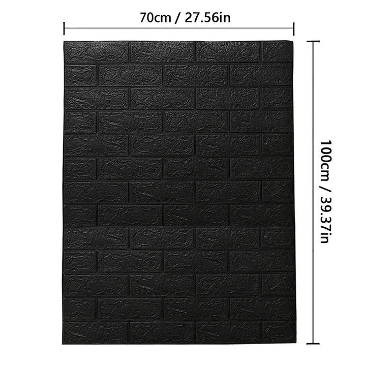BowLift | WALLFORM – 3D Foam Brick Pattern Wallpaper