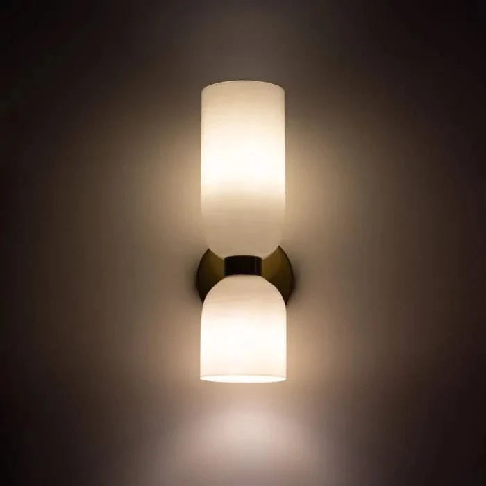 BowLift | Modern Double Glass Wall Light Fixture