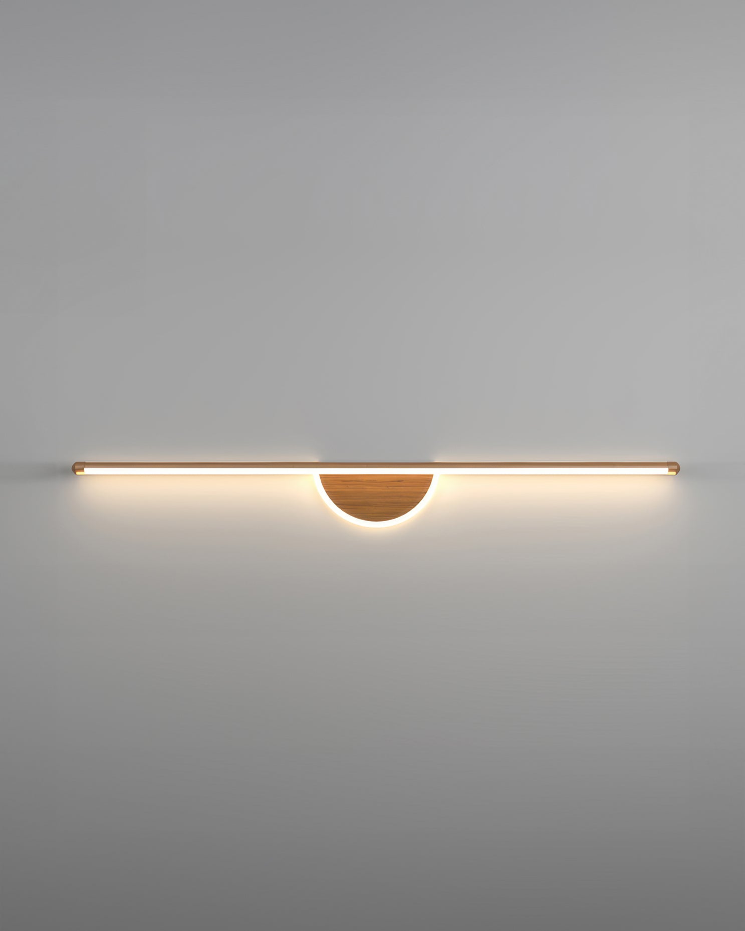 BowLift | Modern Wall Lamp made of Wooden Arch