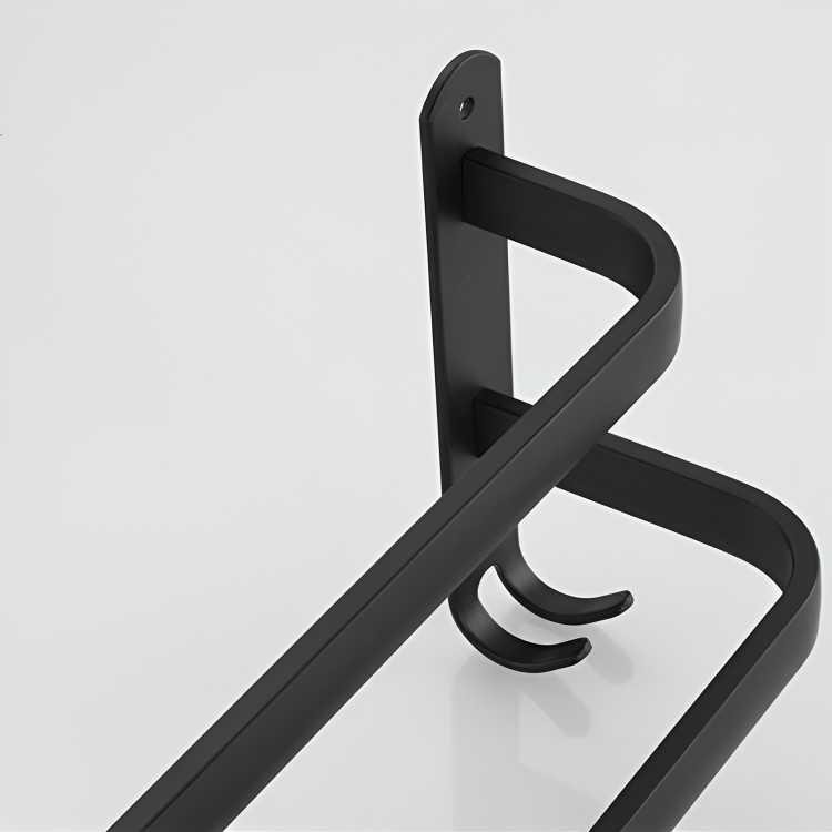 BowLift | Hanging Bathroom Shelf with Practical Towel Holder
