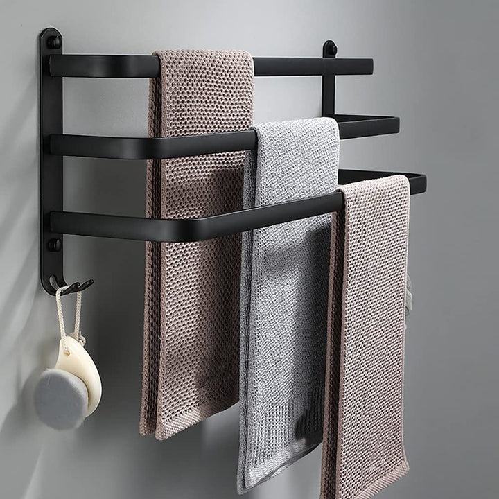 BowLift | Hanging Bathroom Shelf with Practical Towel Holder