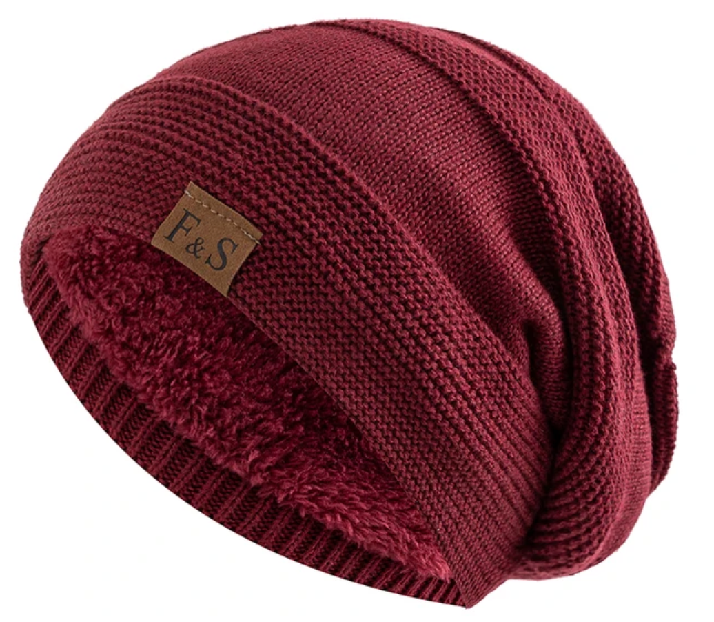 BowLift | Luna Warm Winter Beanie – Soft Knit with Fleece Lining