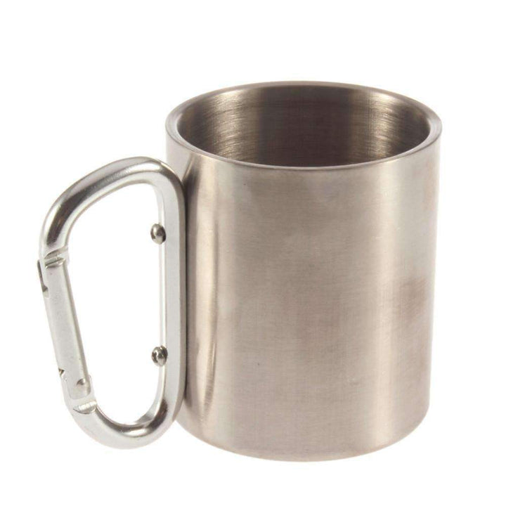 BowLift | Carabiner Hook Double Wall - Stainless Travel Mug Cup Water