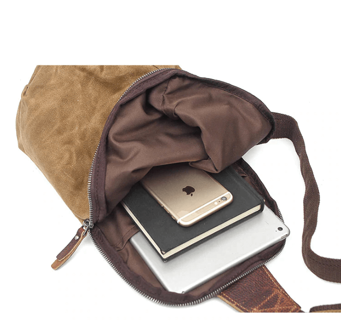 Water-Resistant Canvas Crossbody Bag with Anti-Theft Pocket – MultiWear | Bowlift