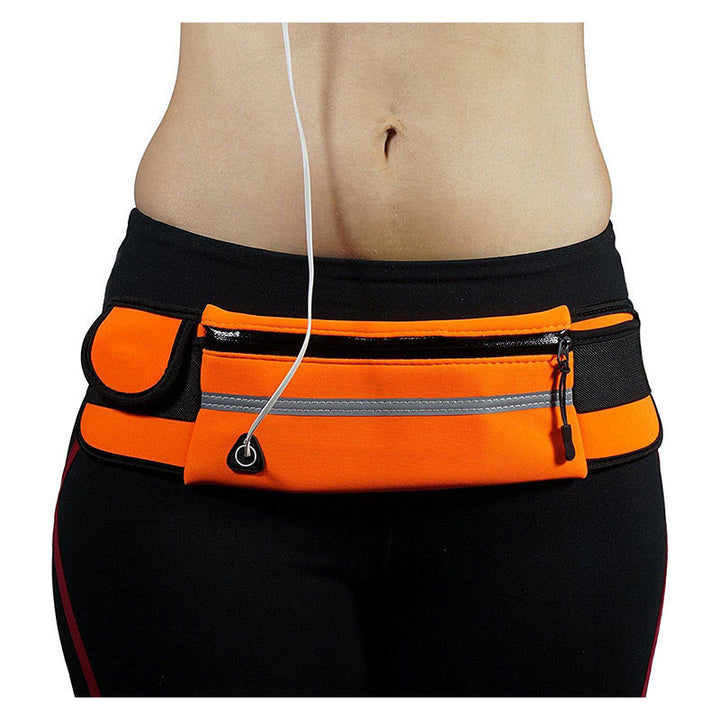 Water-Resistant Running Waist Belt – 1+1 FREE Fitness & Travel Storage Pack | Bowlift