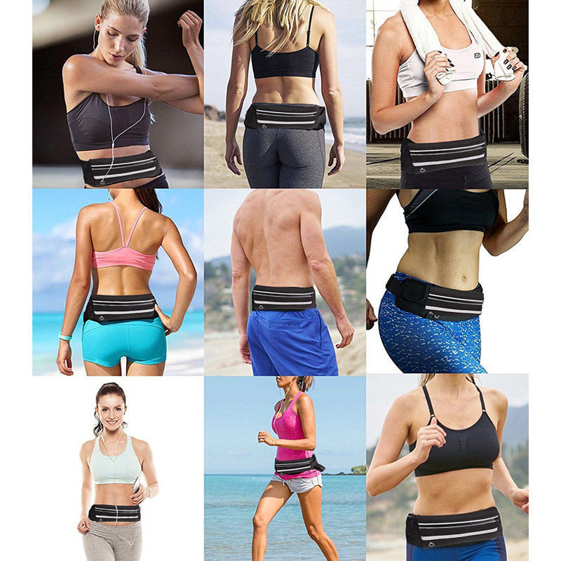 Water-Resistant Running Waist Belt – 1+1 FREE Fitness & Travel Storage Pack | Bowlift