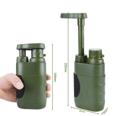 BowLift | Portable Survival Water Filter – Filters 3000L, No Power Needed, Ideal for Camping & Emergencies