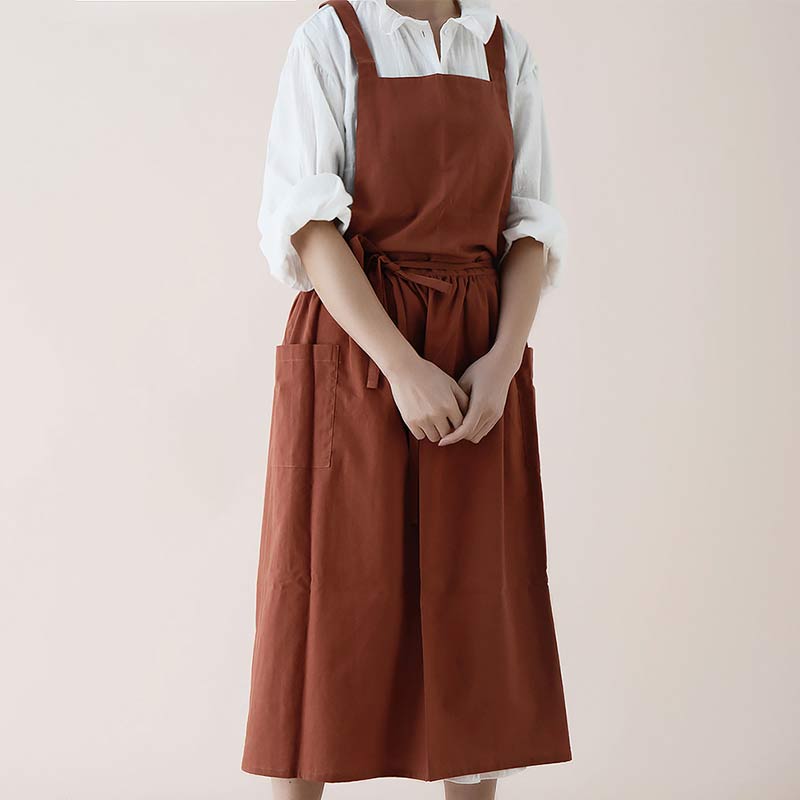 BowLift | Waterproof Cotton Apron with Handy Pockets - ChefMate