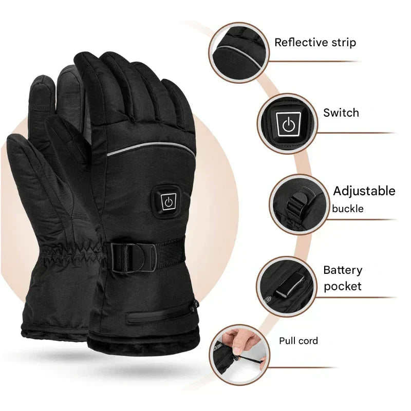 BowLift | WarmHand Pro – Waterproof Electric Heated Gloves with Touchscreen