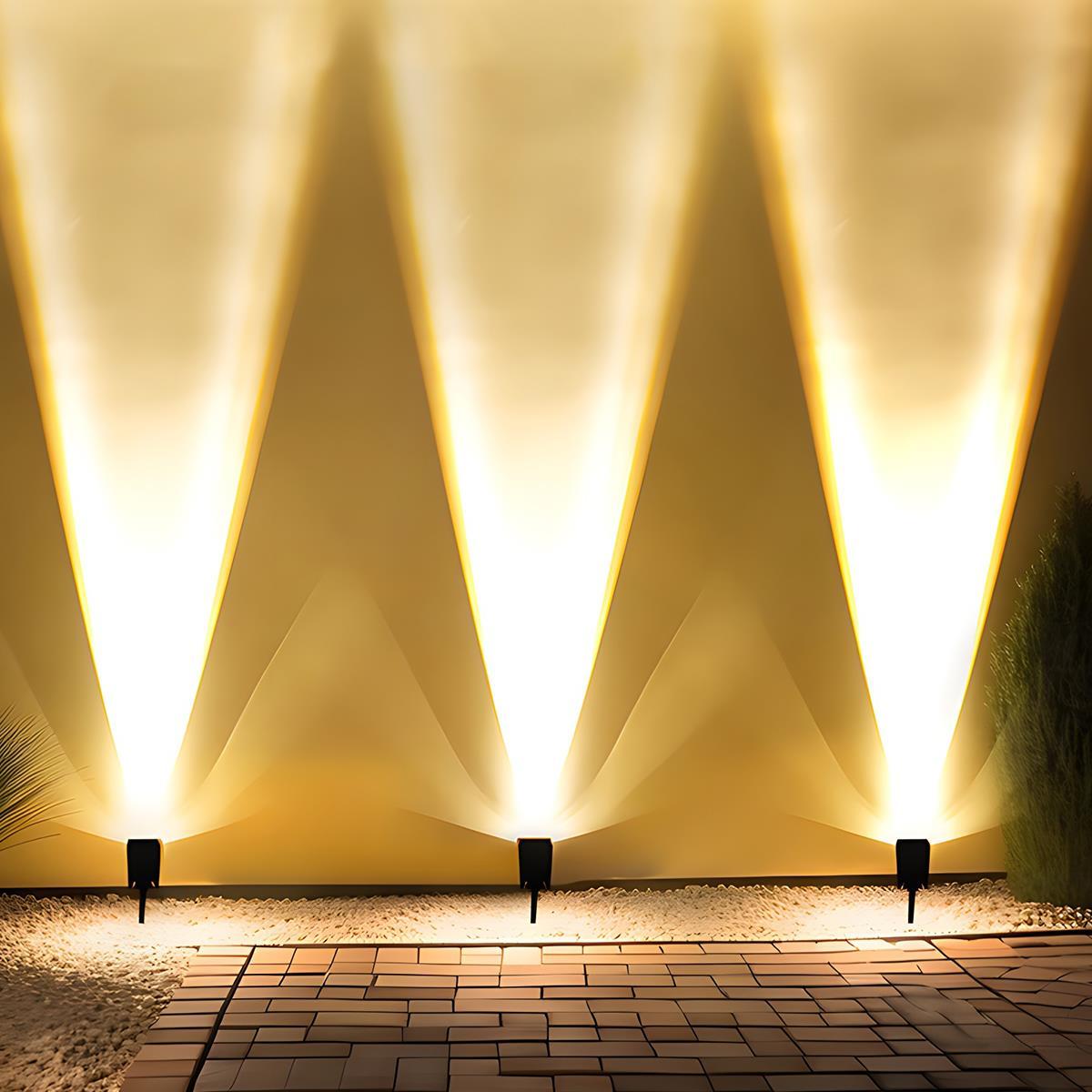 BowLift | Waterproof Solar LED Multi-Zoom Spot Light | Adjustable Zoom. Eco-Friendly & Ideal for Garden and Outdoor Landscape Lighting