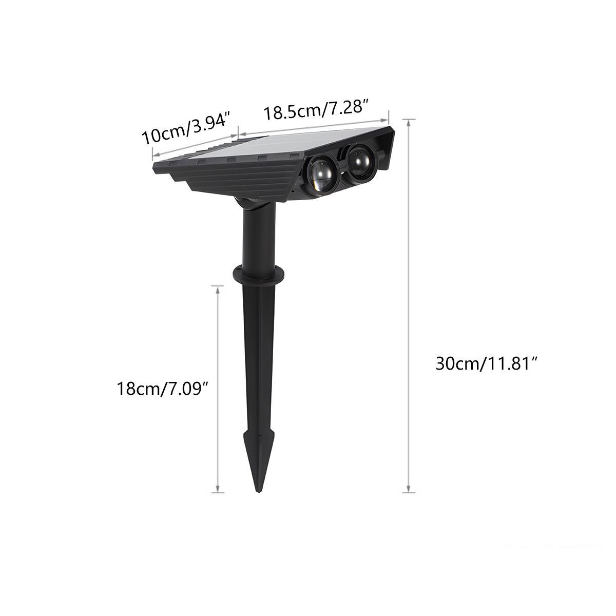 BowLift | Waterproof Solar LED Multi-Zoom Spot Light | Adjustable Zoom. Eco-Friendly & Ideal for Garden and Outdoor Landscape Lighting